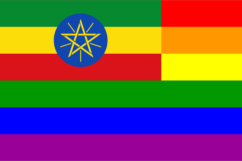 The Ethiopia Rainbow Flag