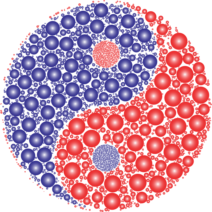 Prismatic Circles Yin Yang 2 No Background