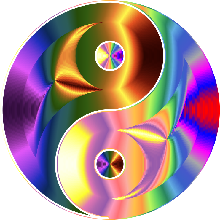 Prismatic And Chromatic Yin Yang