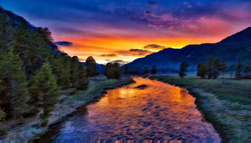 Surreal Yellowstone National Park