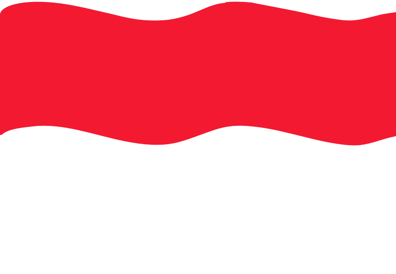 Flag of Monaco wave