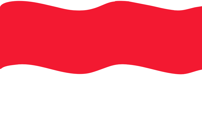 Flag of Monaco wave - Openclipart