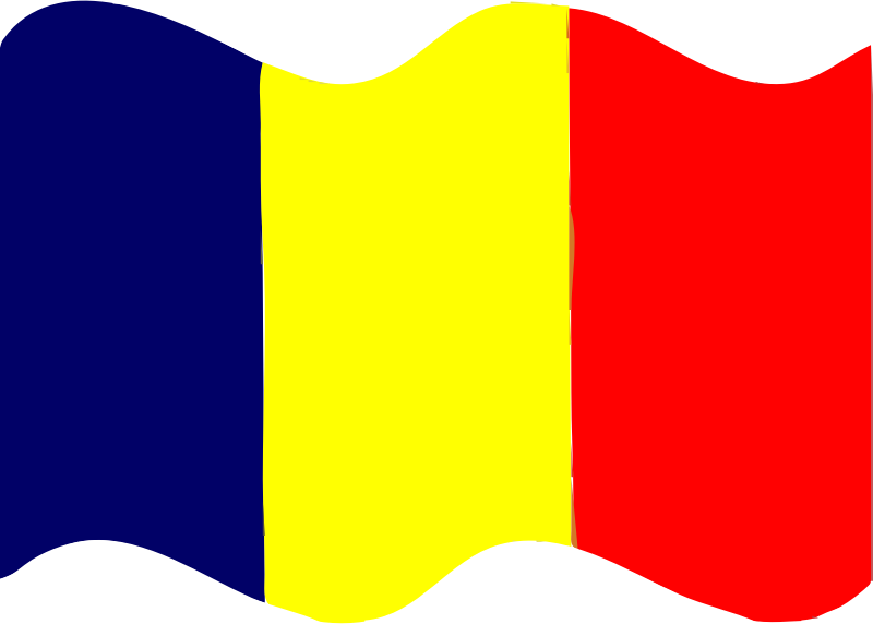 Flag of Chad wave