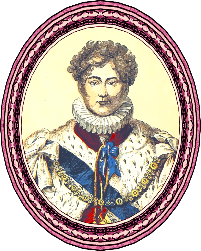 King George IV (framed)