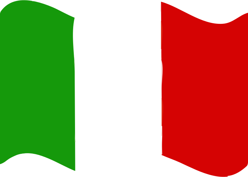 Flag of Italy wave