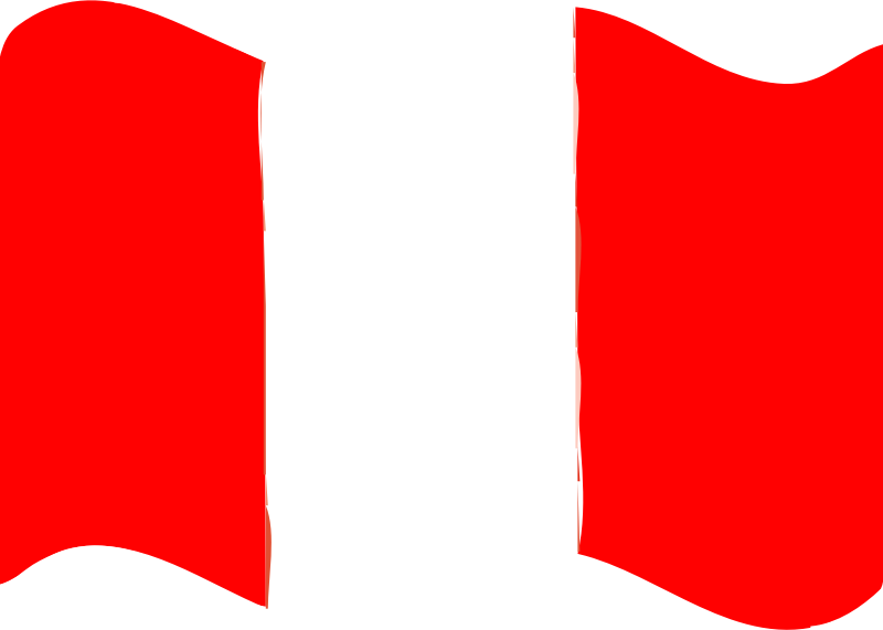 Flag of Peru wave
