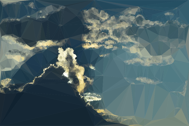 Low Poly Tumultuous Sky