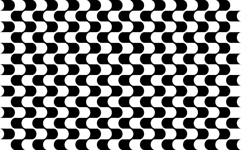 Abstract Black And White Geometric Pattern