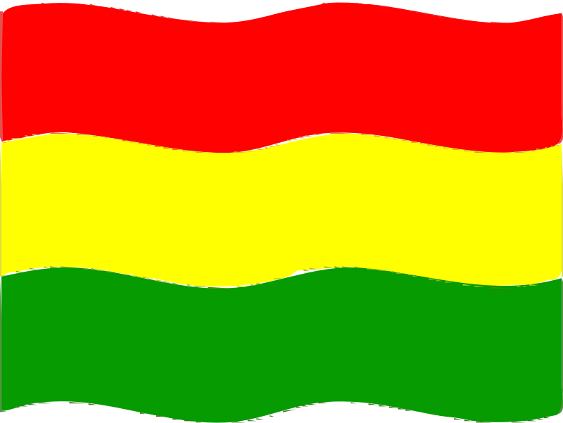 Flag of Bolivia wave
