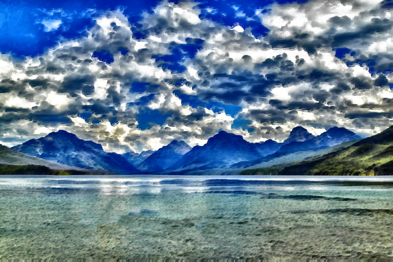 Surreal Lake McDonald Montana