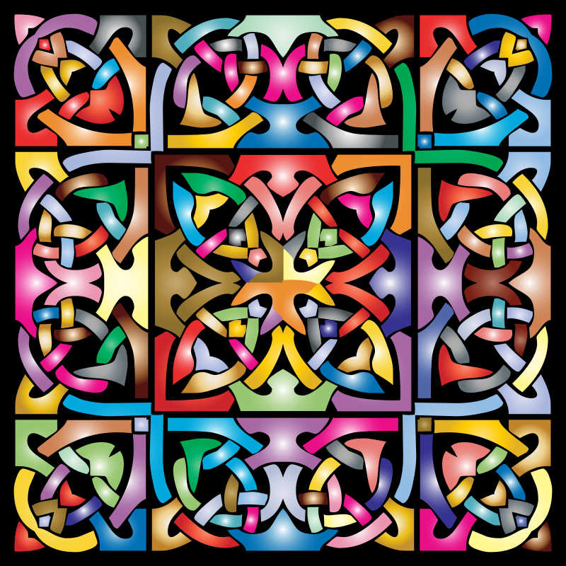 Prismatic Celtic Knot Design 13