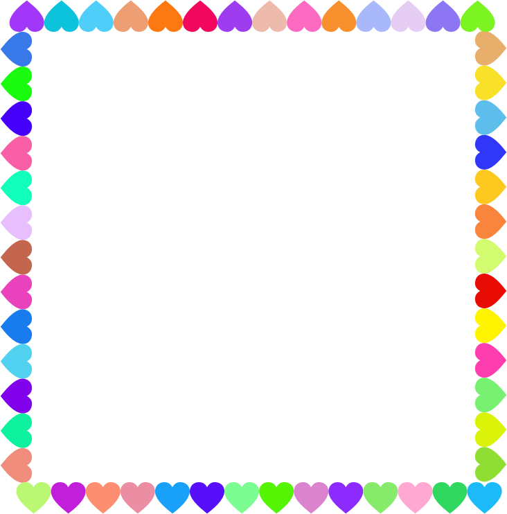 Prismatic Hearts Frame