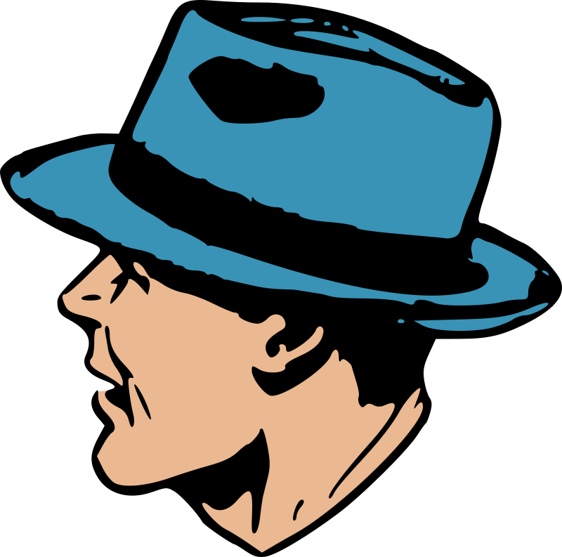 Man in blue hat