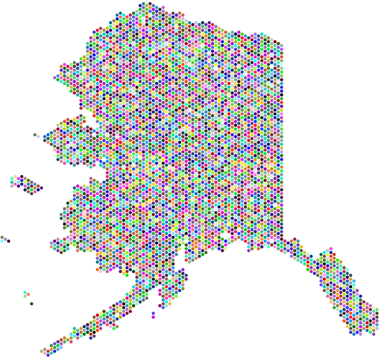 Prismatic Alaska Hexagonal Mosaic