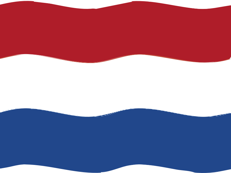 Flag of Netherlands wave