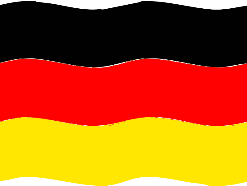 Flag of Germany wave