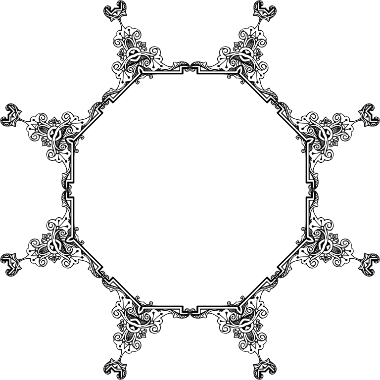 Vintage Symmetric Frame Extrapolated 9 Variation 2