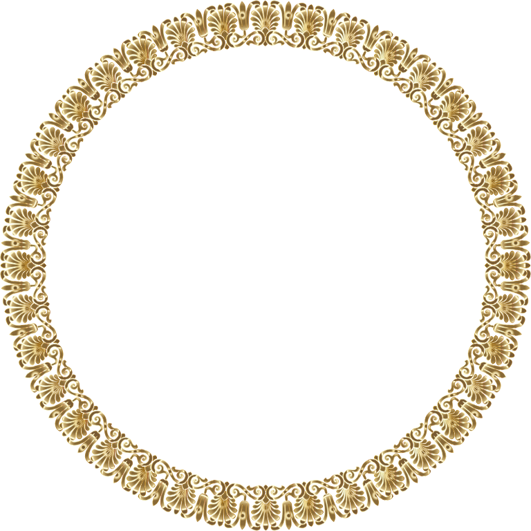 Gold Victorian Ornament Expanded No Background - Openclipart