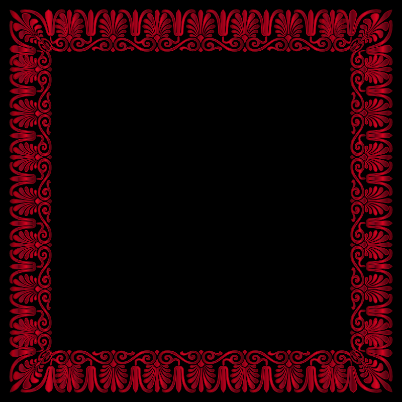 Crimson Victorian Ornament Expanded 2