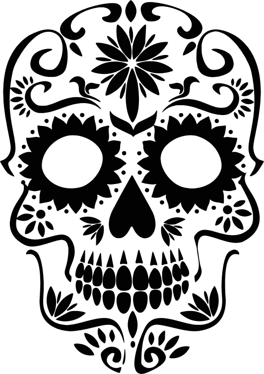 Sugar Skull Silhouette