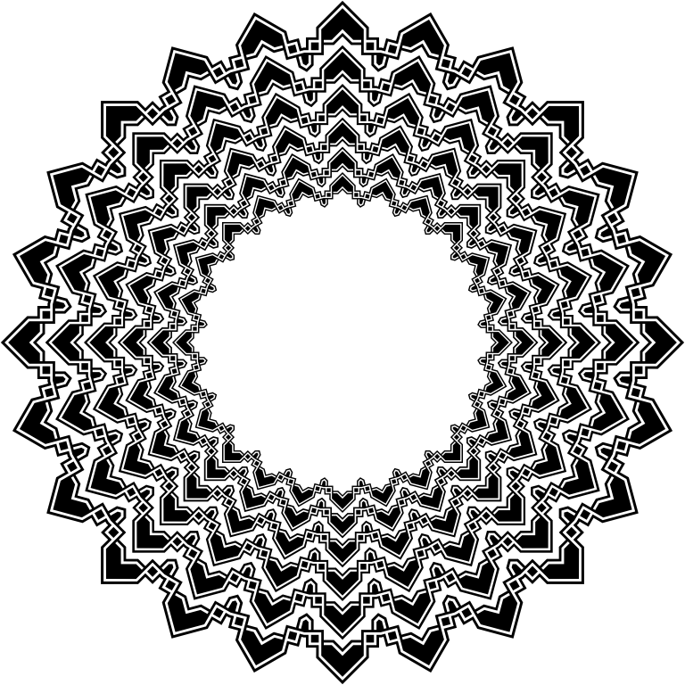 Geometric Corner Multiplied 5 Variation 2