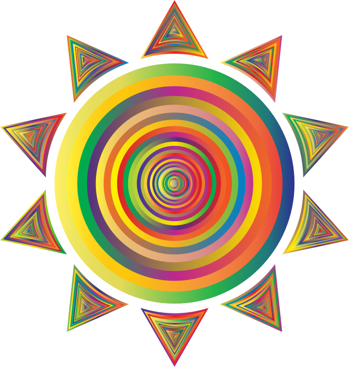 Prismatic Sun Icon