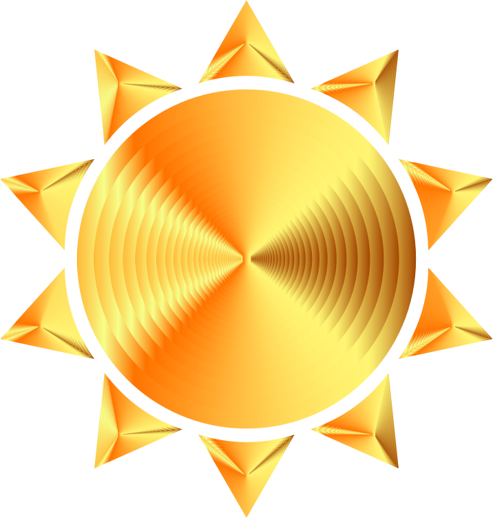 Prismatic Sun Icon Variation 8