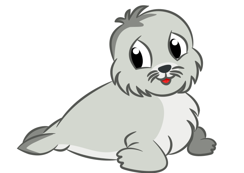 Baby seal drawing