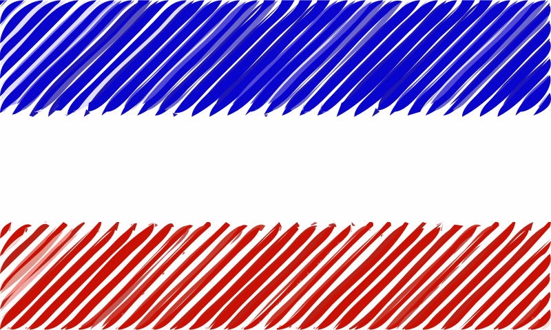 Serbia flag linear