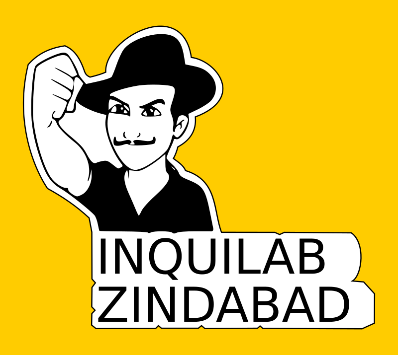 bhagat singh clipart