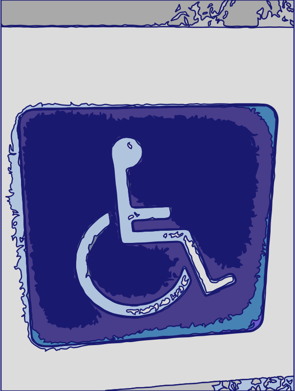 Funky Wheelchair Symbol