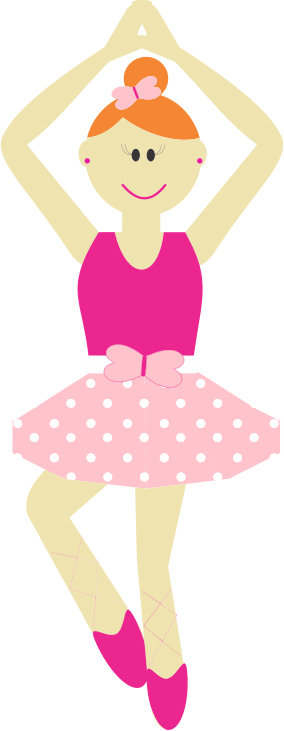 Cute Cartoon Ballerina