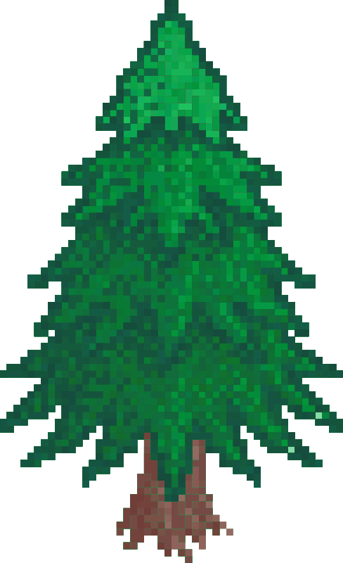 Pixel Pine Tree