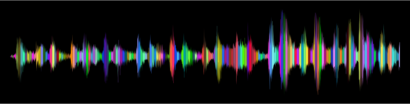 RGB Sound Wave - Openclipart