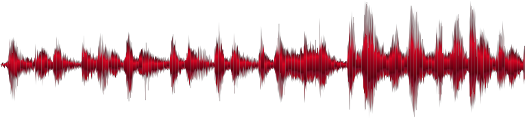 Crimson Sound Wave No Background