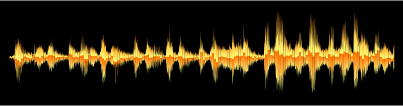 Digital Fire Sound Wave