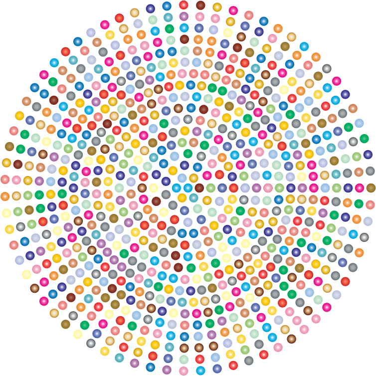 Prismatic Radial Dots 3