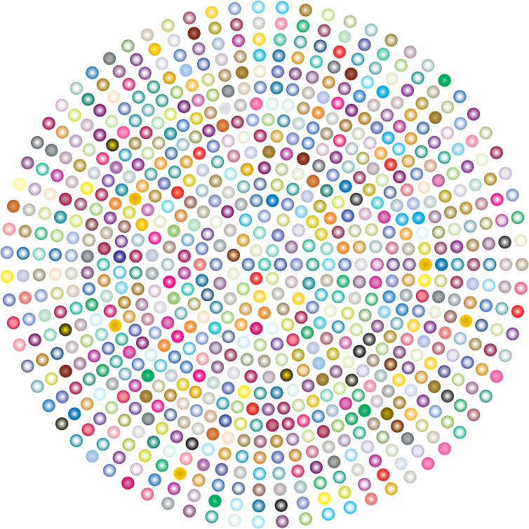 Prismatic Radial Dots 4