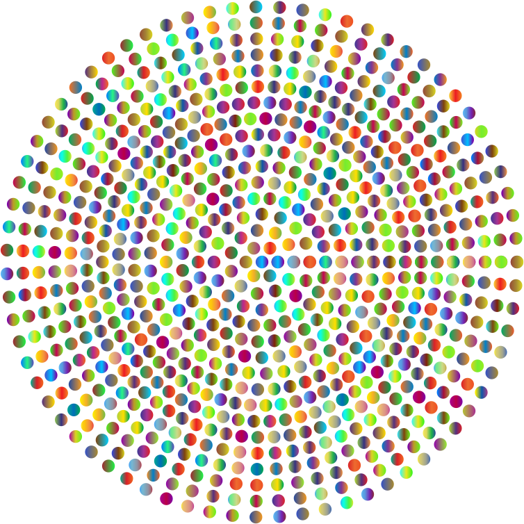 Prismatic Radial Dots 5