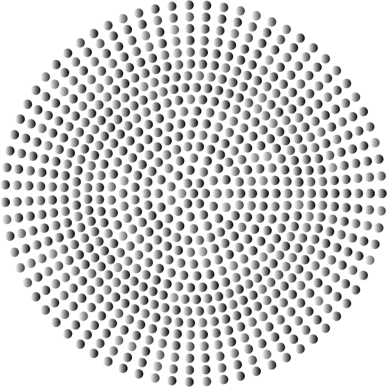 Prismatic Radial Dots 6