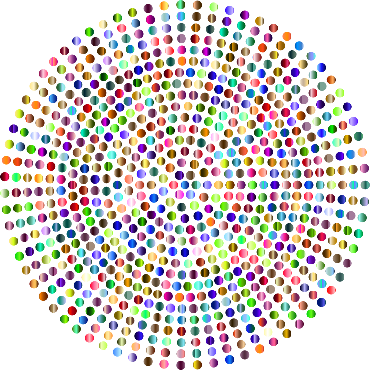 Prismatic Radial Dots 7