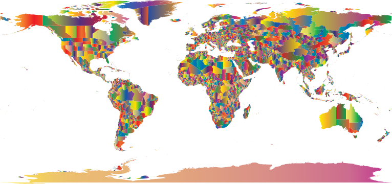 Colorful World Map 2