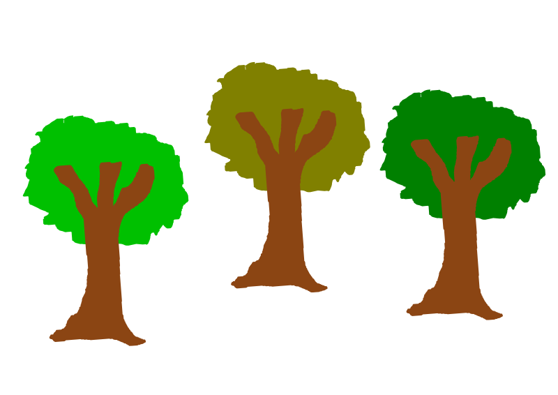 The three trees