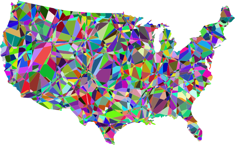 Technicolor United States Map