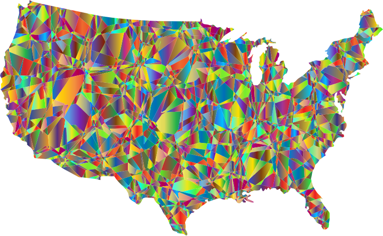 Technicolor United States Map 2