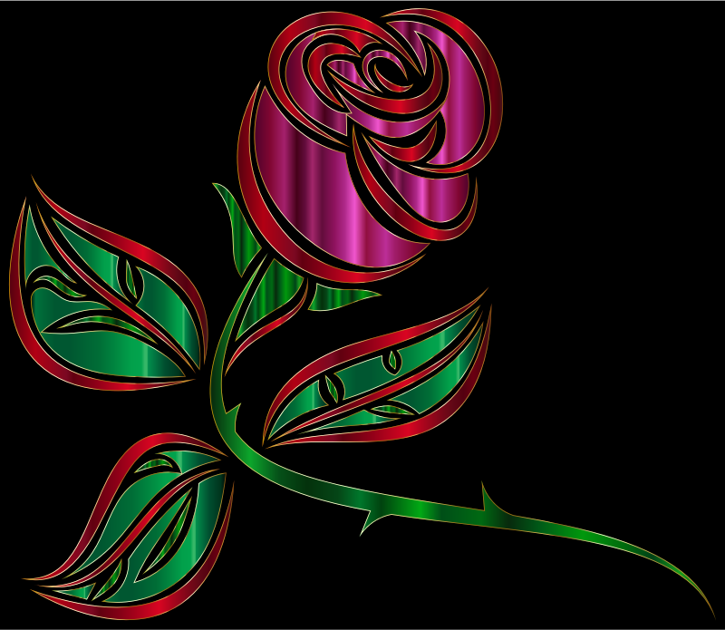 Stylized Rose Extended