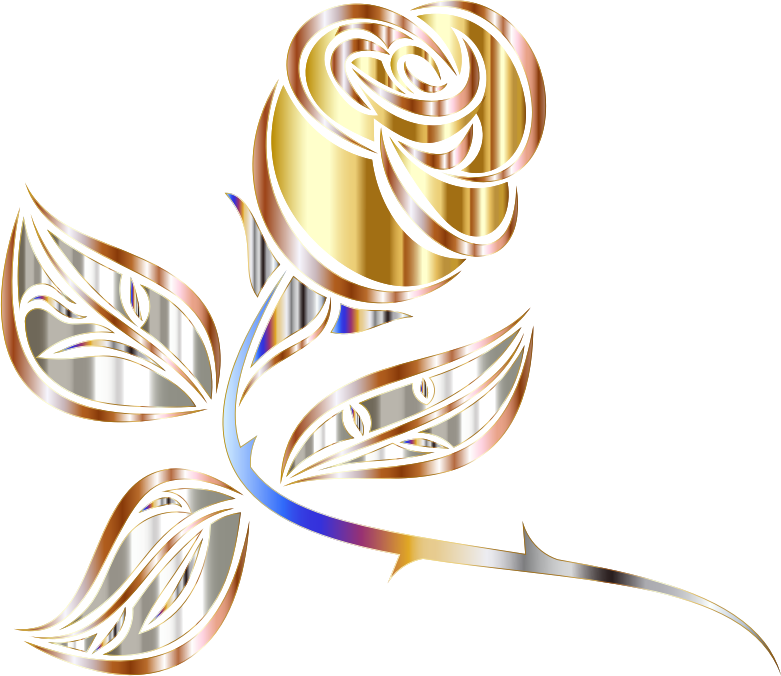 Stylized Rose Extended 2 Minus Background