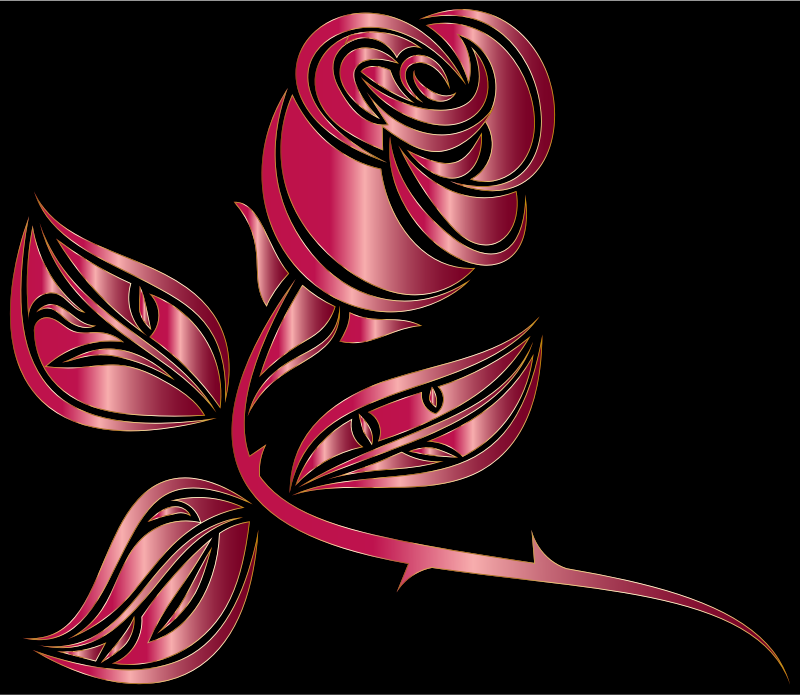 Stylized Rose Extended 4