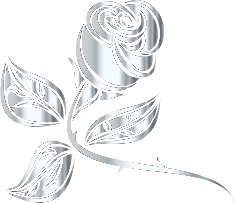 Stylized Rose Extended 7 Minus Background