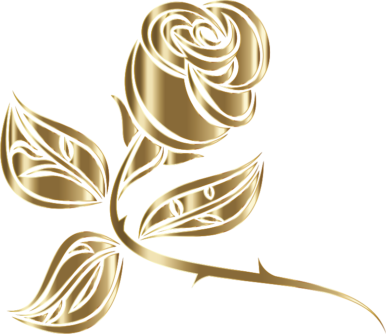 Stylized Rose Extended 9 Minus Background